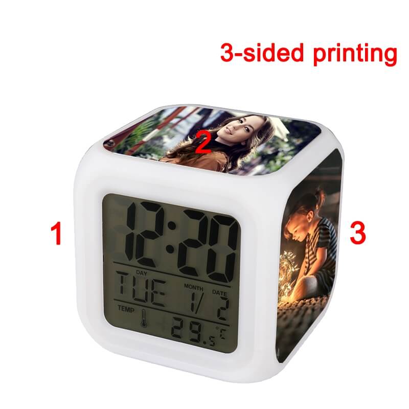 Color Changing Digital LED Clock
