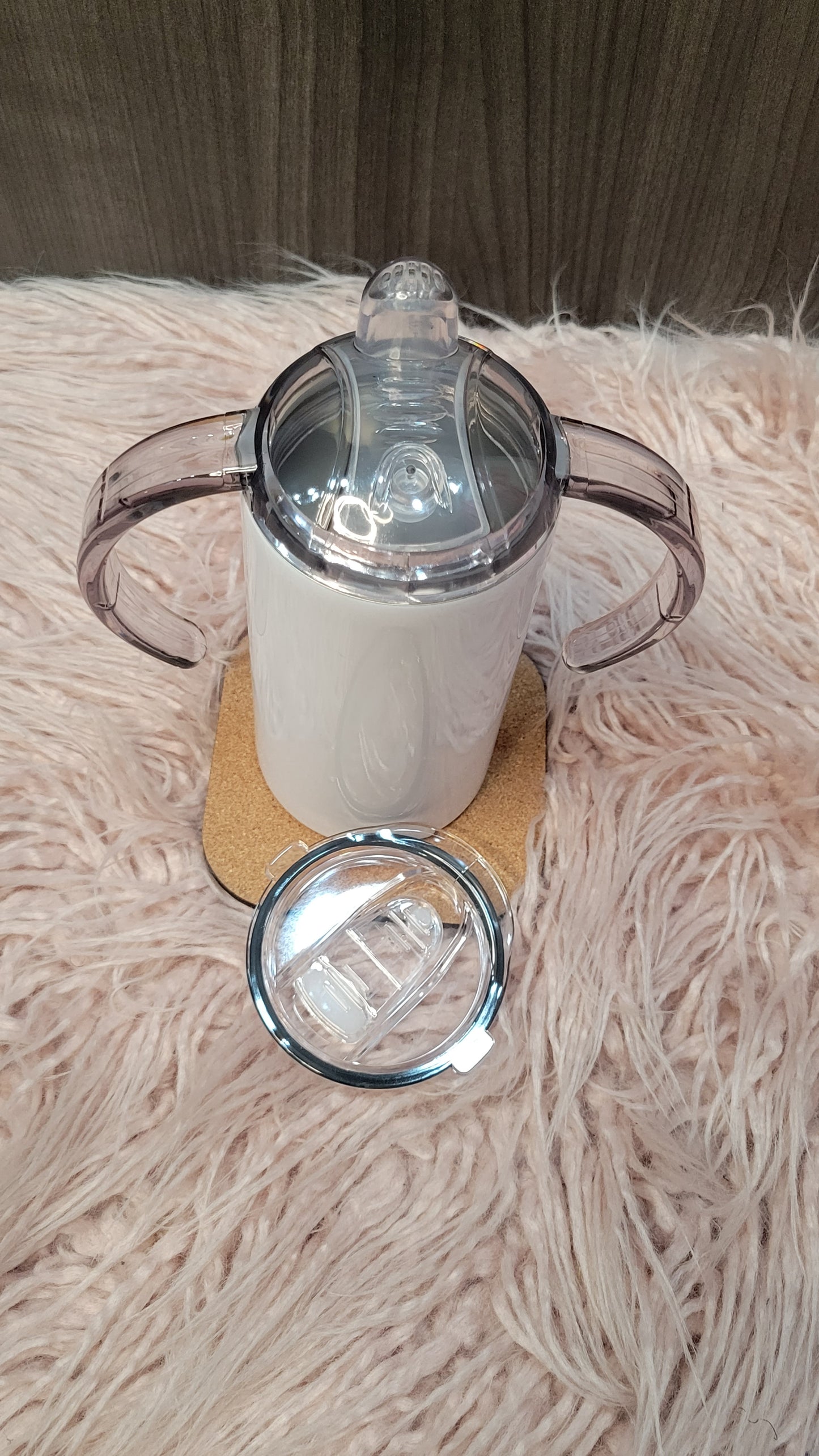 Straight Sippy Cup with Dual Lid